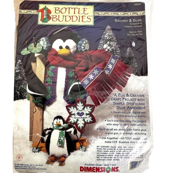 Bottle Buddies Swoosh & Slide kit 62161 Dimensions dated 1998 Bottle cover - Picture 1 of 10